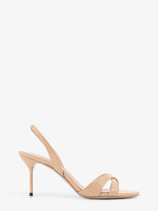 Sandals Lidia Beige Patent Leather