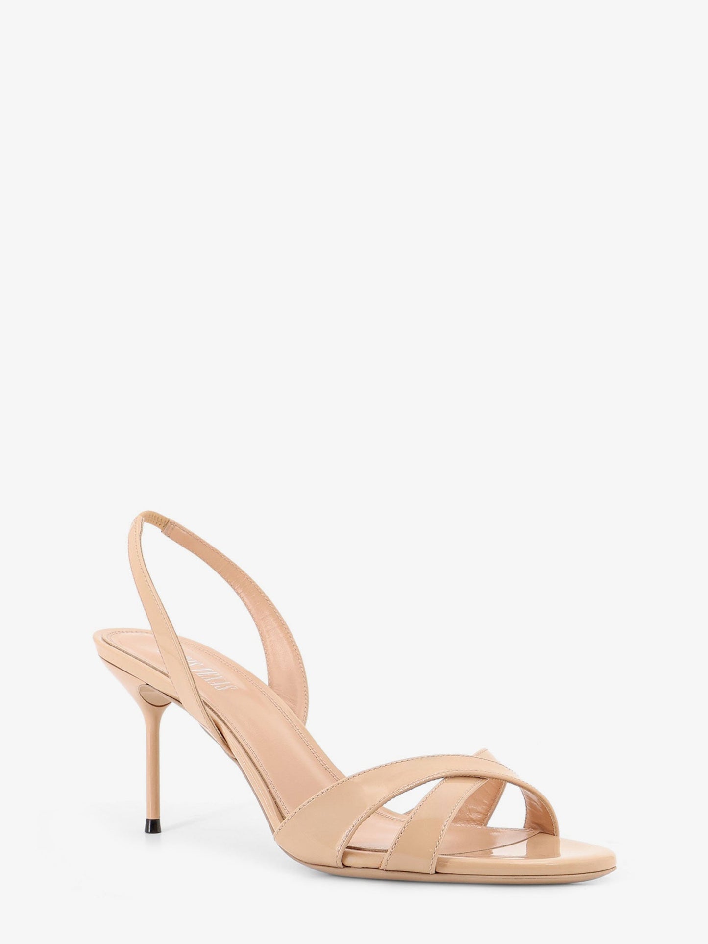 Sandals Lidia Beige Patent Leather