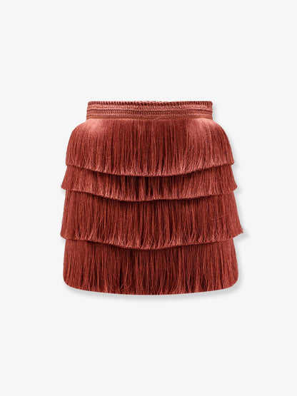 Fringe Mini Skirt