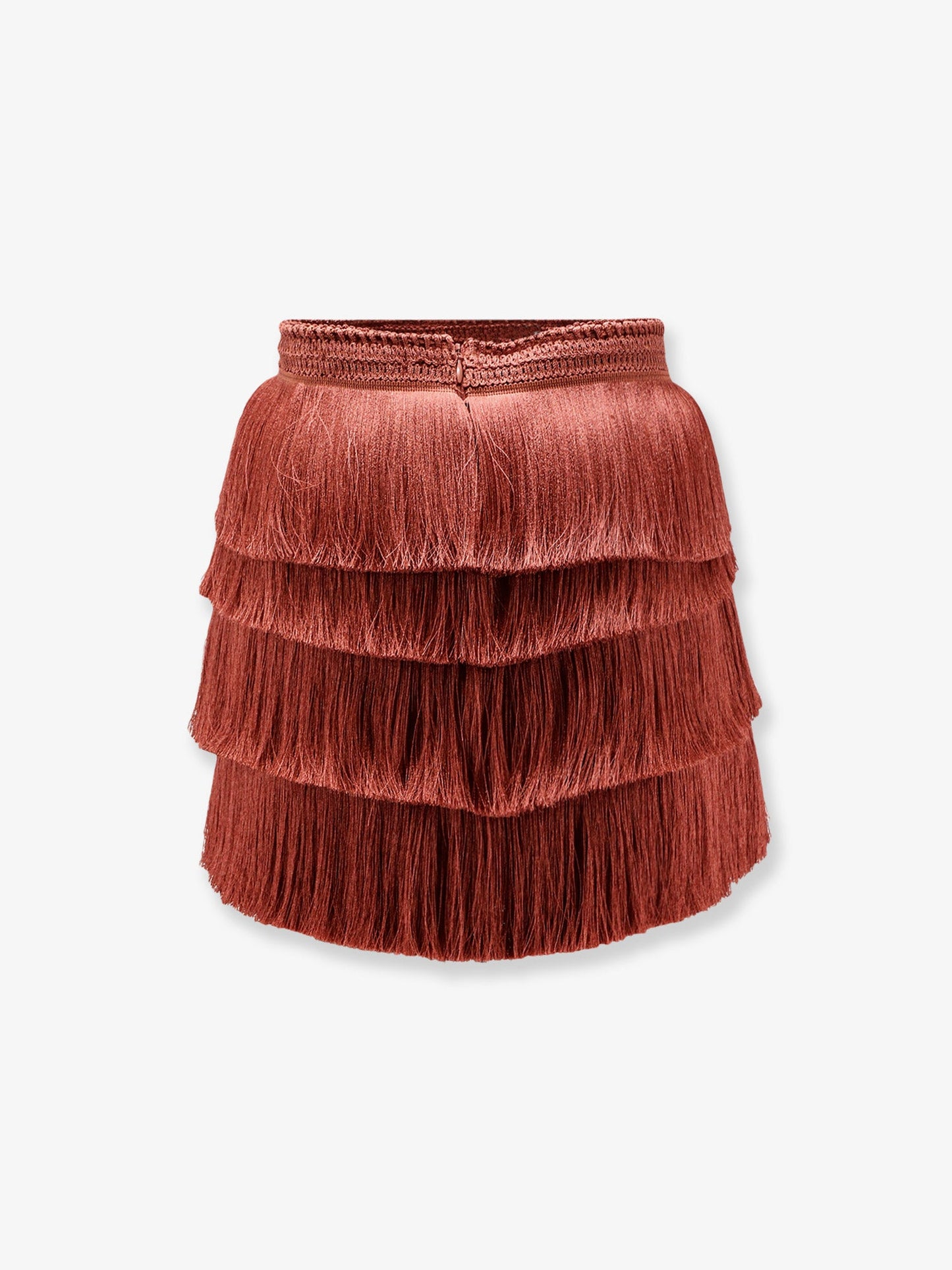 Fringe Mini Skirt