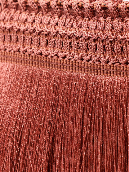 Fringe Mini Skirt