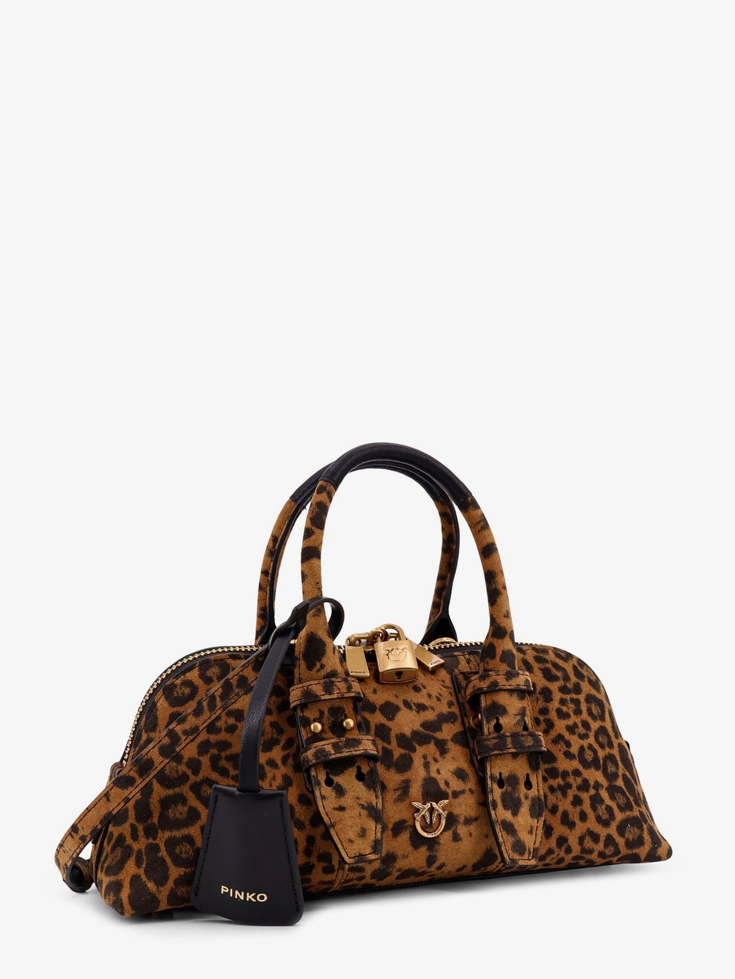Suede Escape Bag With Animal Print
