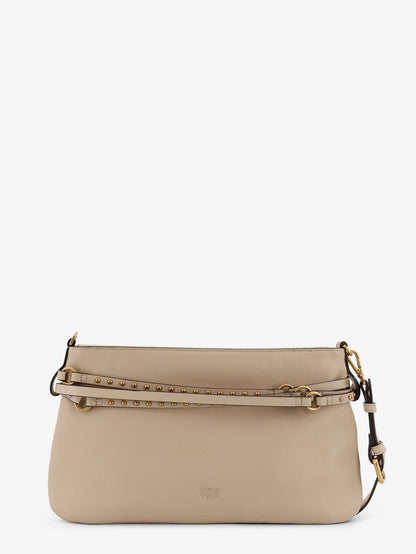 Leather Belt Bag Beige
