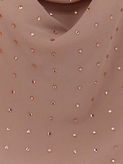 Farro Long Dress With Rhinestones