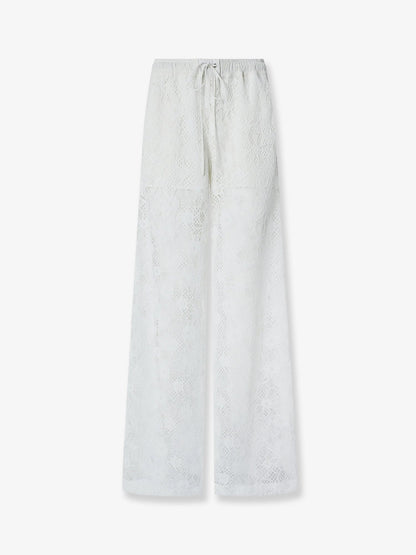 Lace Trousers With Drawstring