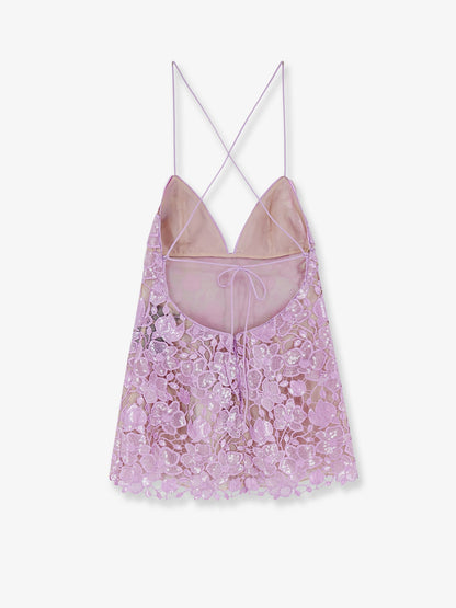 Short Dress Sequin Detail Pink