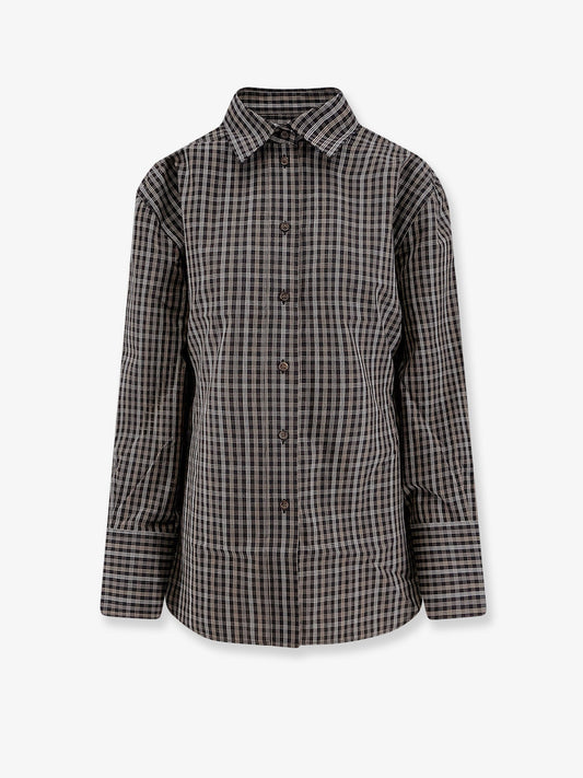 Cotton Shirt With Check Pattern