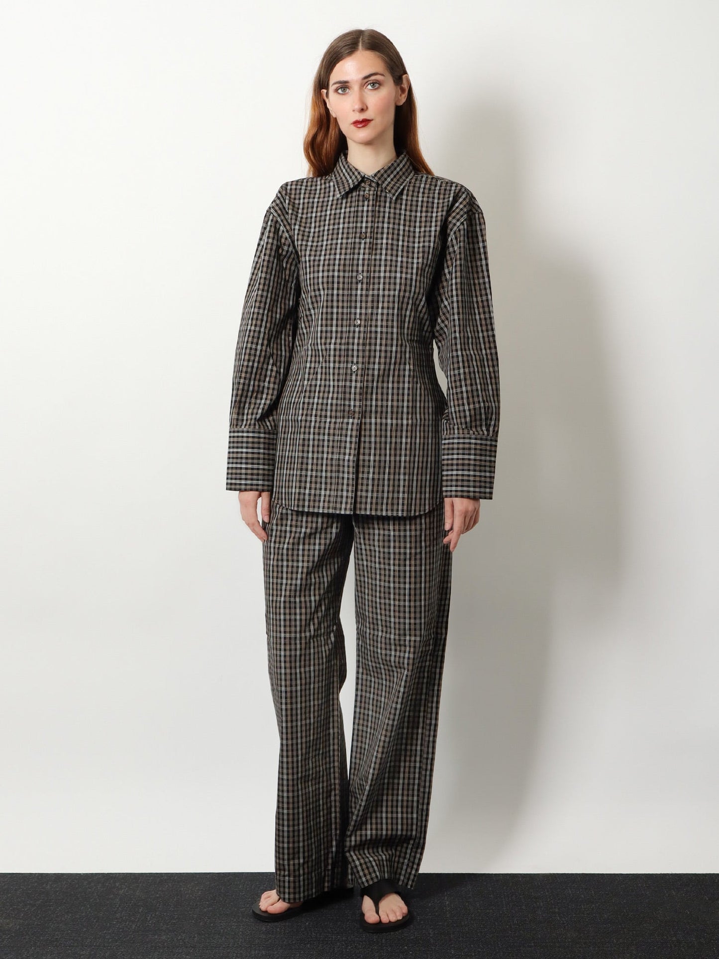 Cotton Shirt With Check Pattern