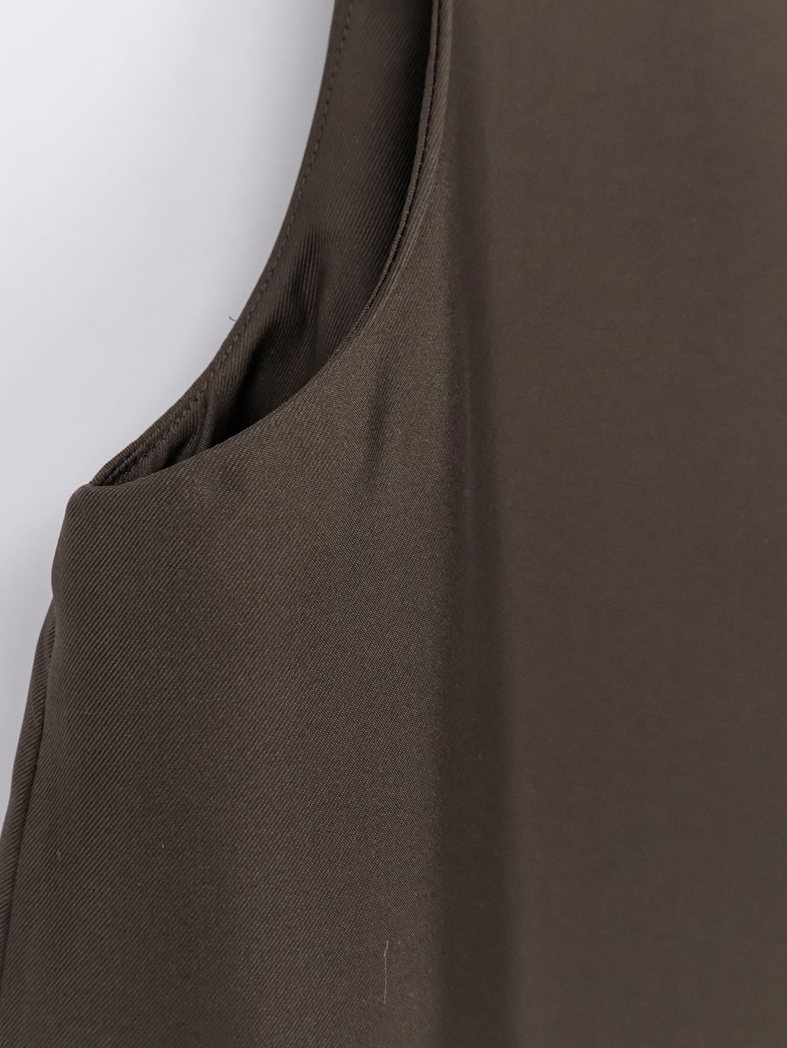 Long Silk Dress Brown