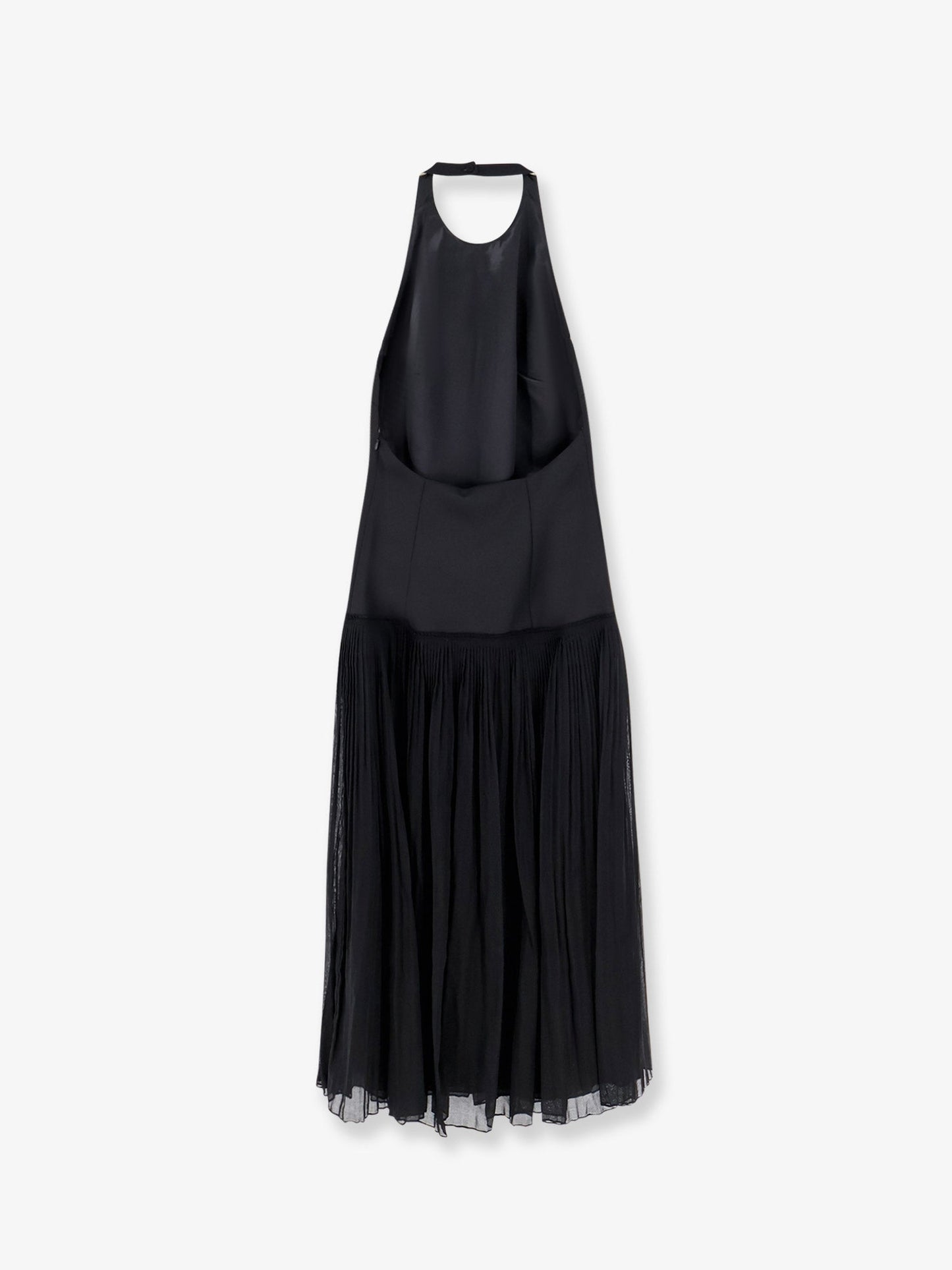 Dress Pleated Long Black