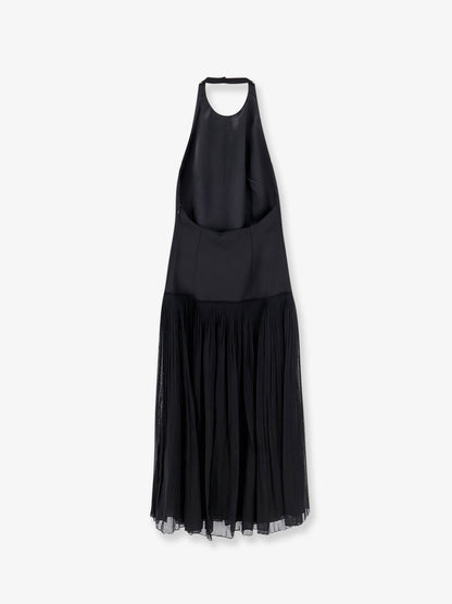 Dress Pleated Long Black