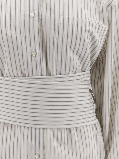Shirt Silk-Cotton Grey