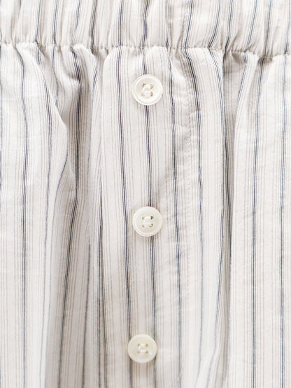 Trousers Silk White