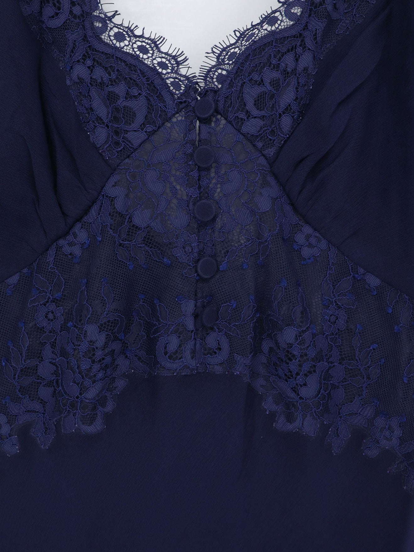 Dress Georgette Maxi Blue