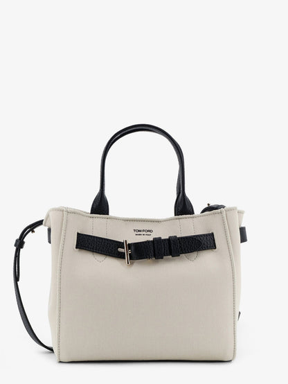 Handbag Audrey Canvas Beige