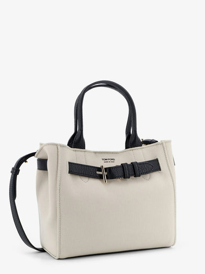 Handbag Audrey Canvas Beige