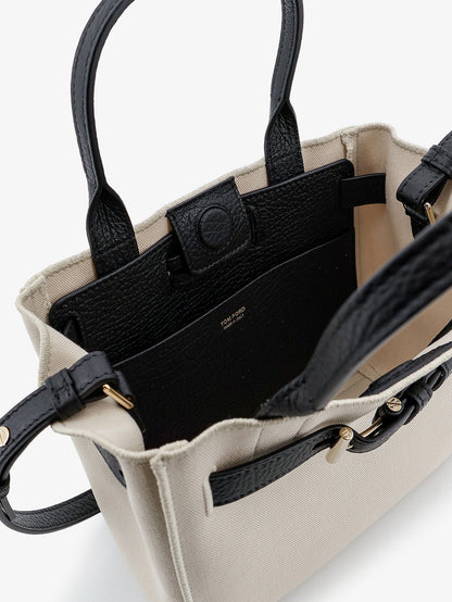 Handbag Audrey Canvas Beige