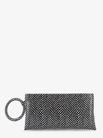 Clutch Bag Aura Leather Black