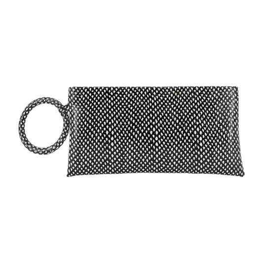 Clutch Bag Aura Leather Black