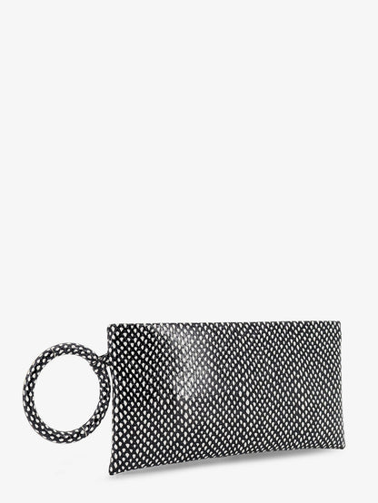 Clutch Bag Aura Leather Black