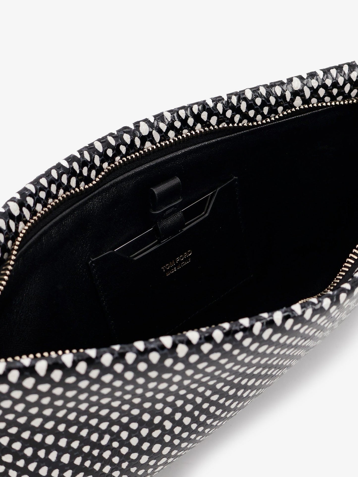 Clutch Bag Aura Leather Black