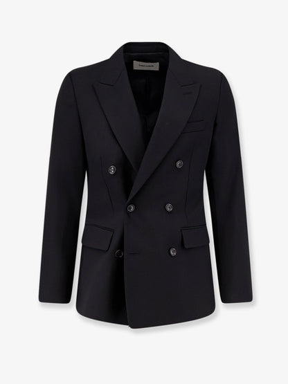 Tailored Wool Blend Blazer
