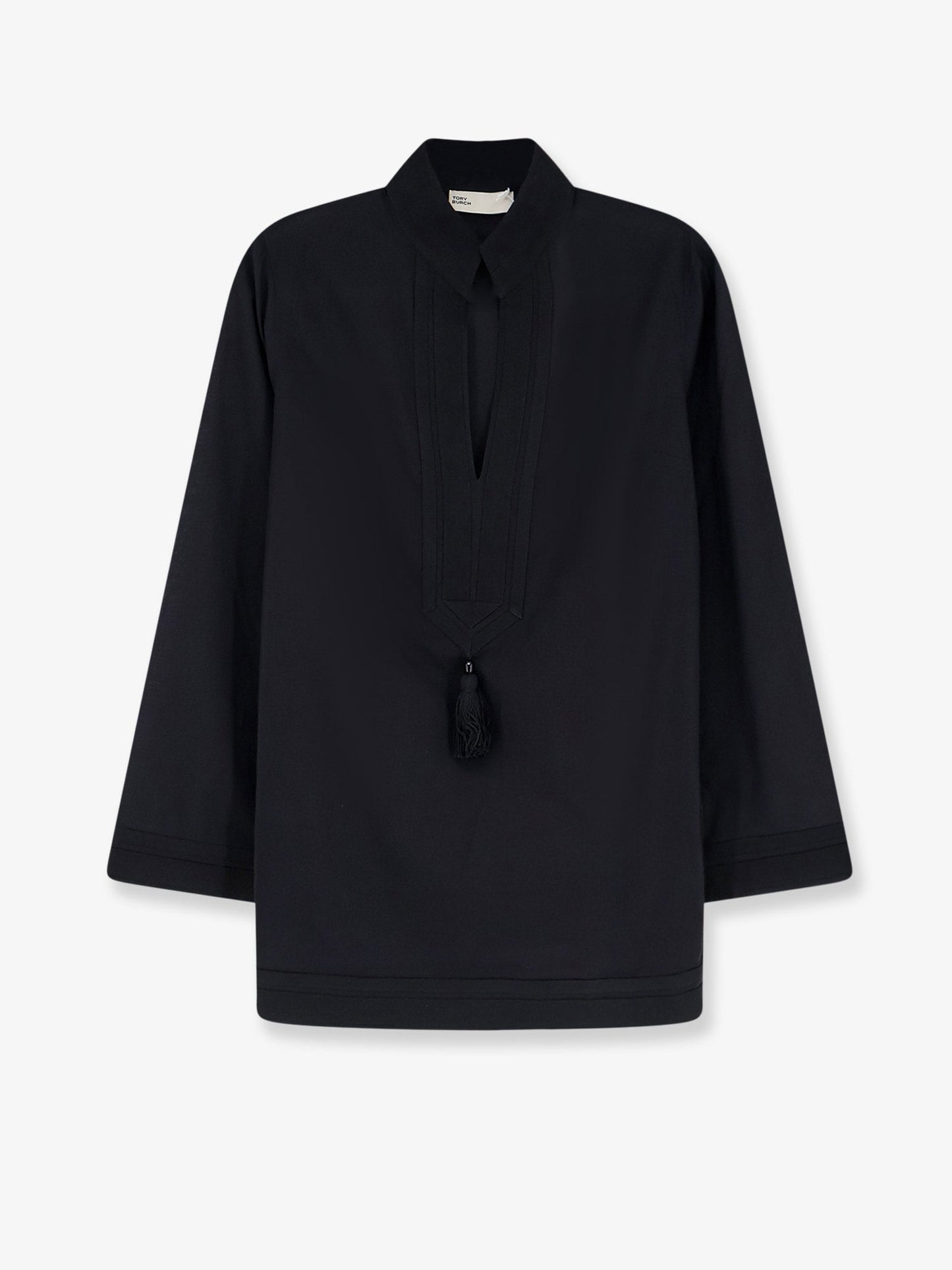 Tunic Shirt Cotton Black