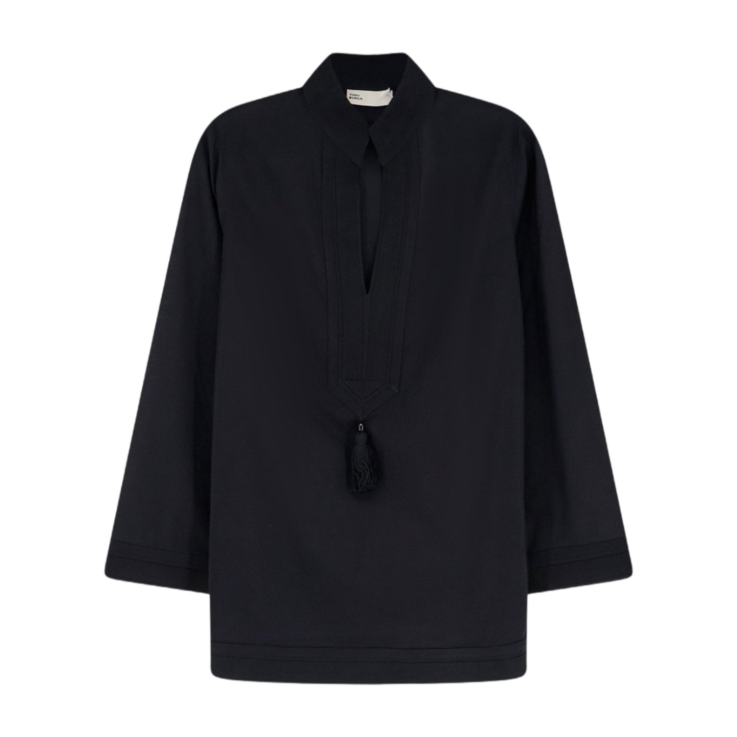 Tunic Shirt Cotton Black