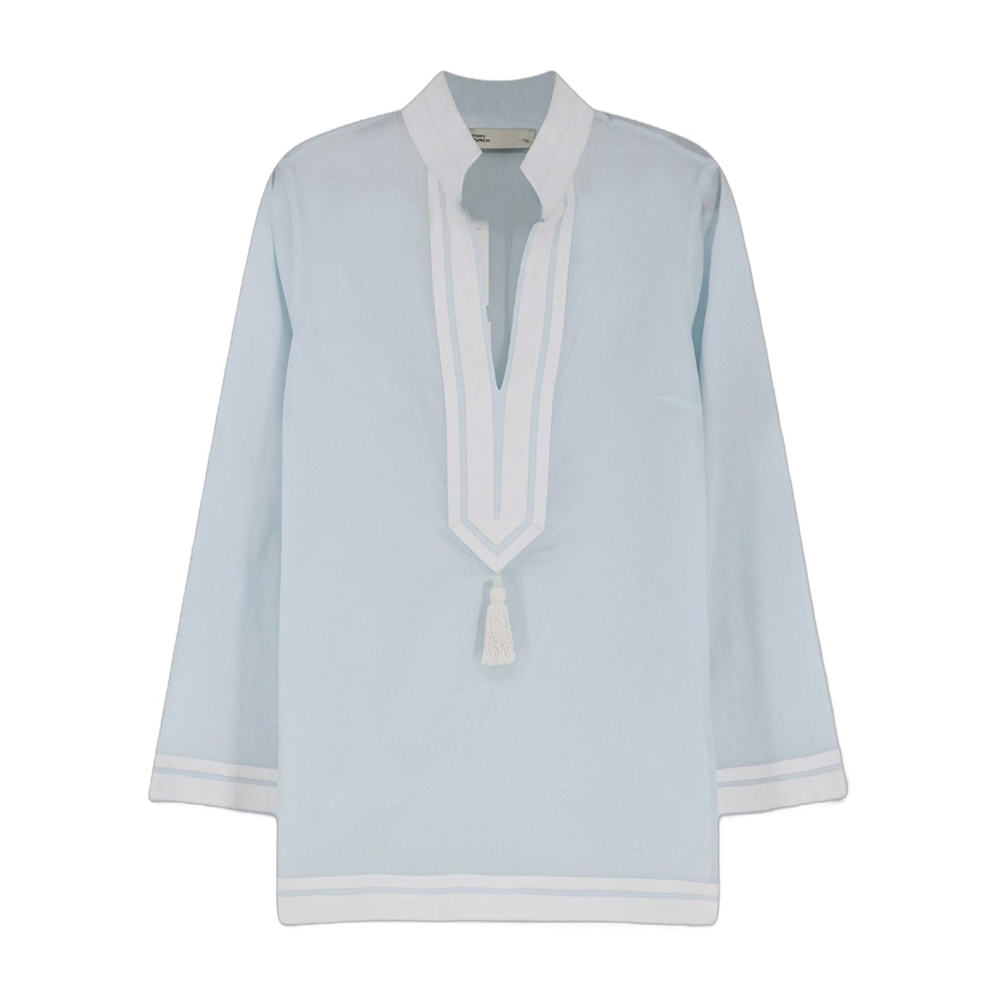 Cotton Tunic Shirt Blue