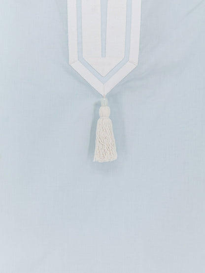 Cotton Tunic Shirt Blue