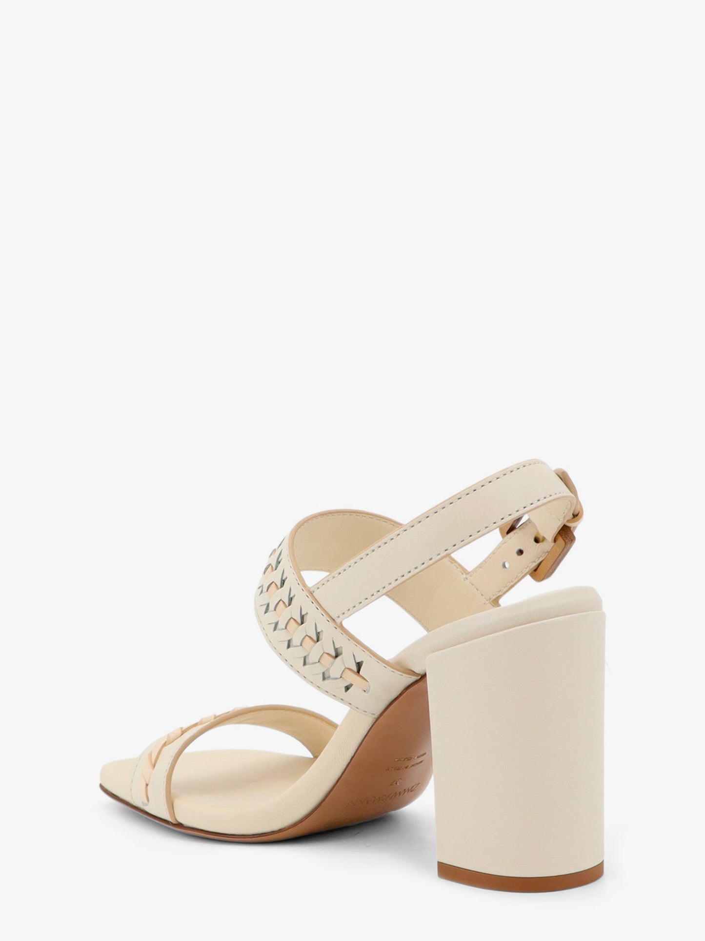 Sandals Alchemy 85 Beige Leather