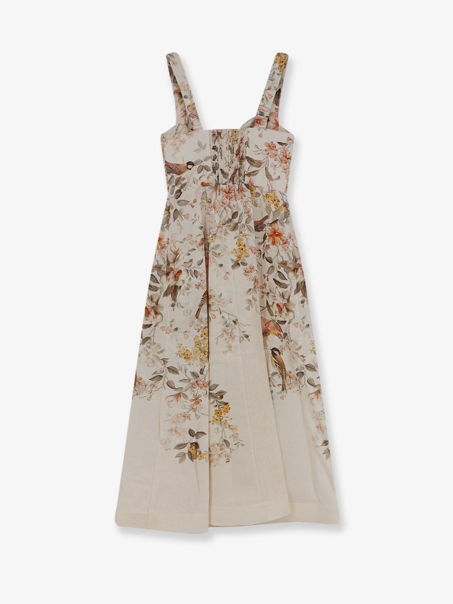 Dress Luna Linen Midi Beige
