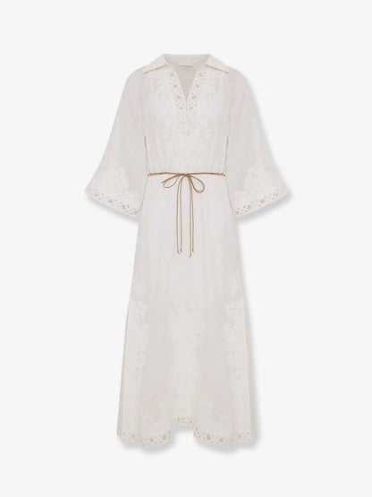Dress Indra Ramie White