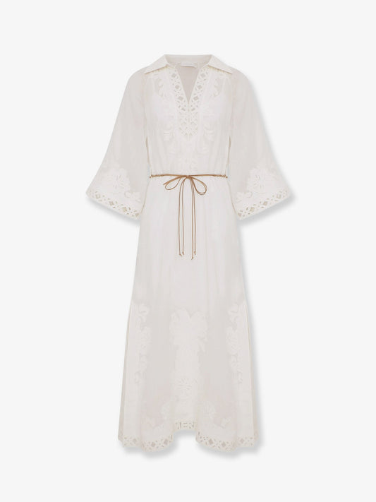 Dress Indra Ramie White