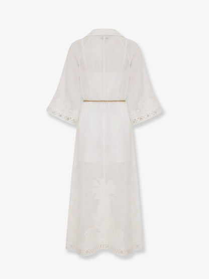 Dress Indra Ramie White