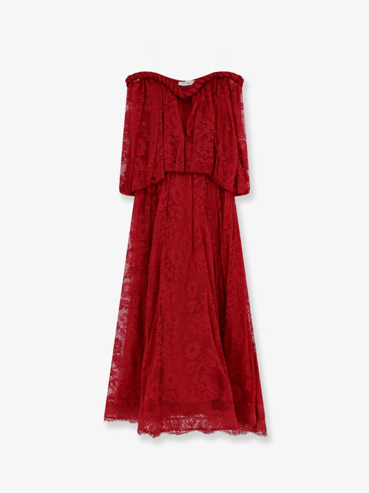 Dress Luna Lace Red
