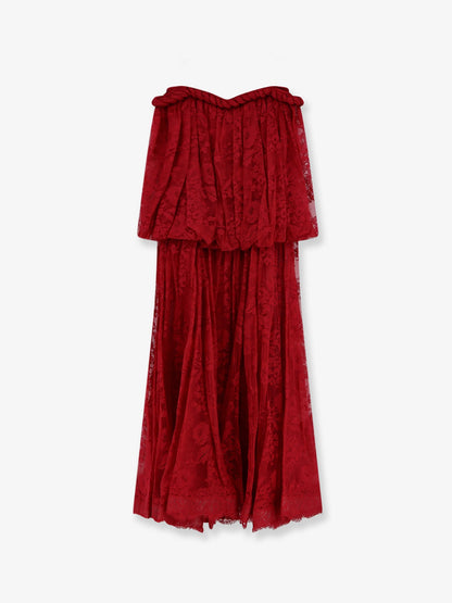 Dress Luna Lace Red