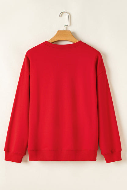 Threaded Pear Amelia Drop Shoulder Loose Sweatshirt