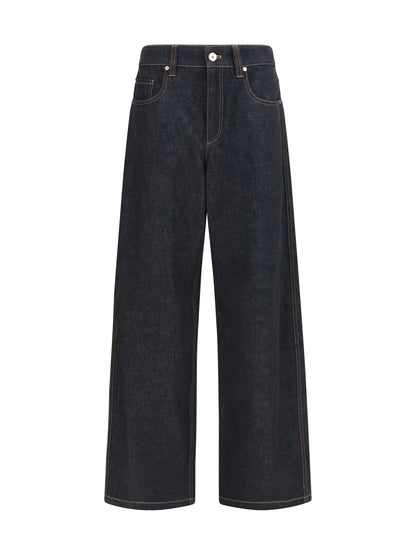 Jeans Straight-Leg Denim Black