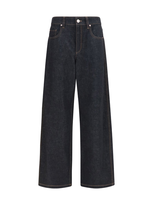 Jeans Straight-Leg Denim Black