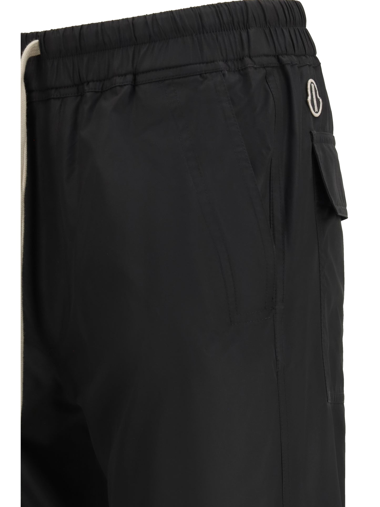 Nylon Pants Black