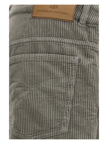 Corduroy Trousers Taupe/Pearl