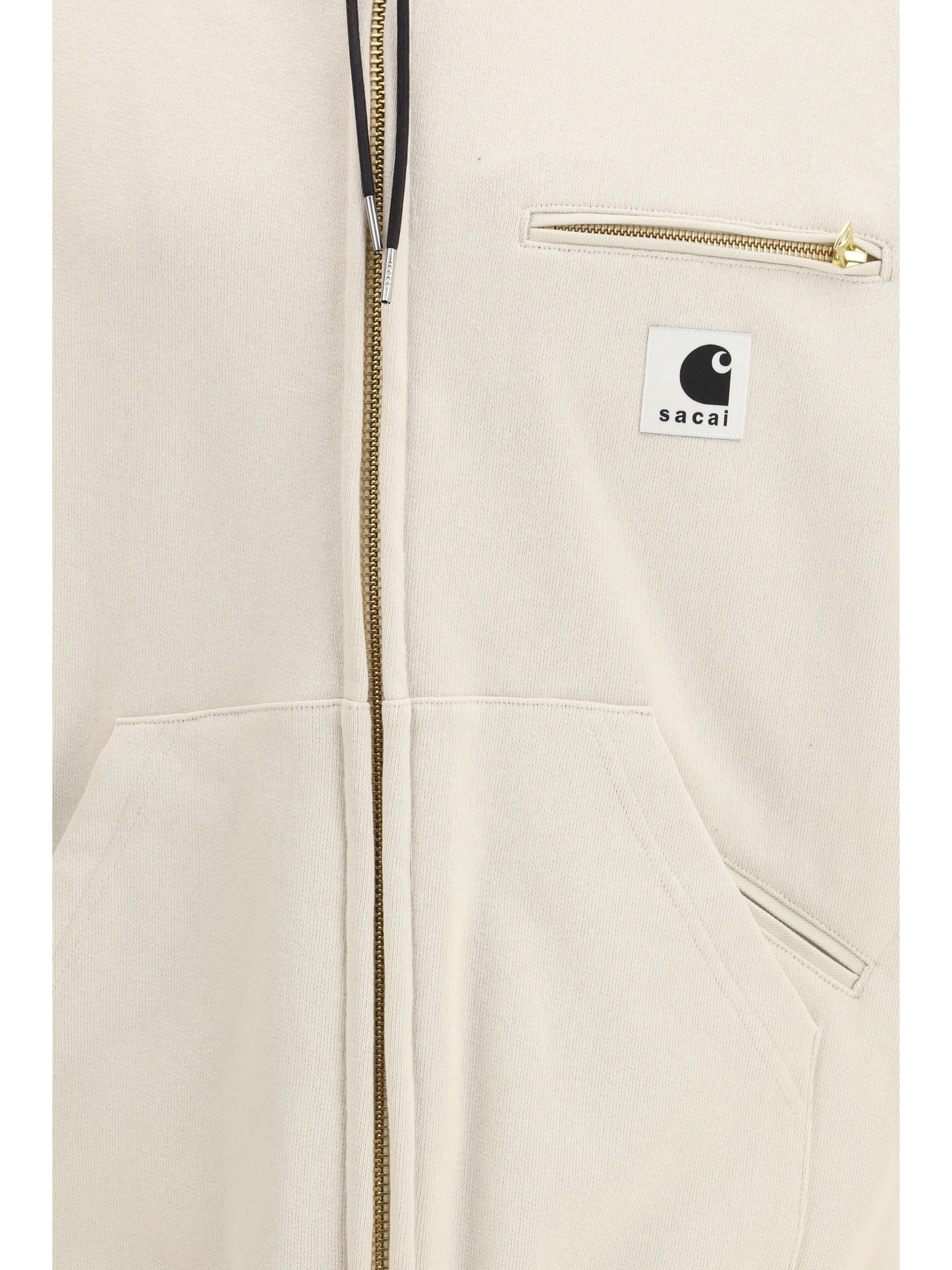 Cotton Jersey Hoodie Ivory