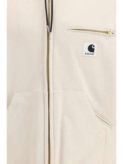 Cotton Jersey Hoodie Ivory