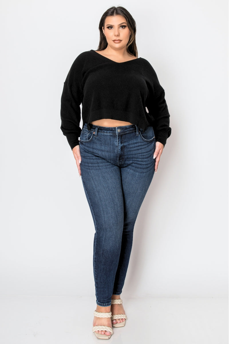 Corset Plus Super Skinny Jeans