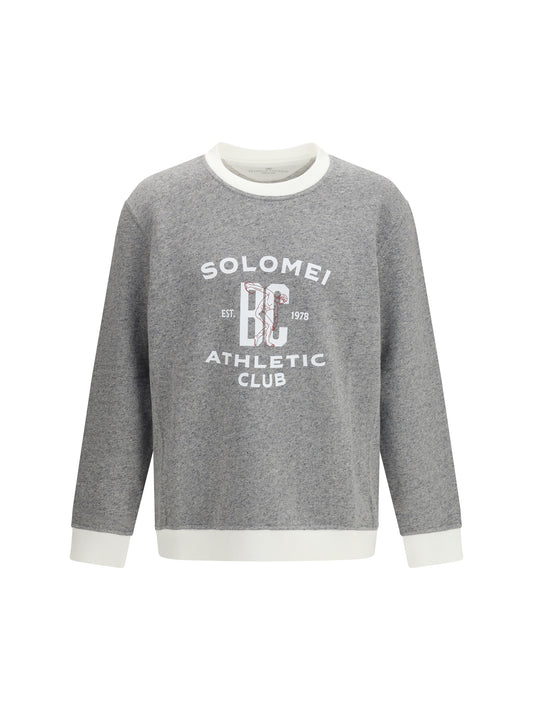 Long Sleeve Sweatshirt Grey/Off-White