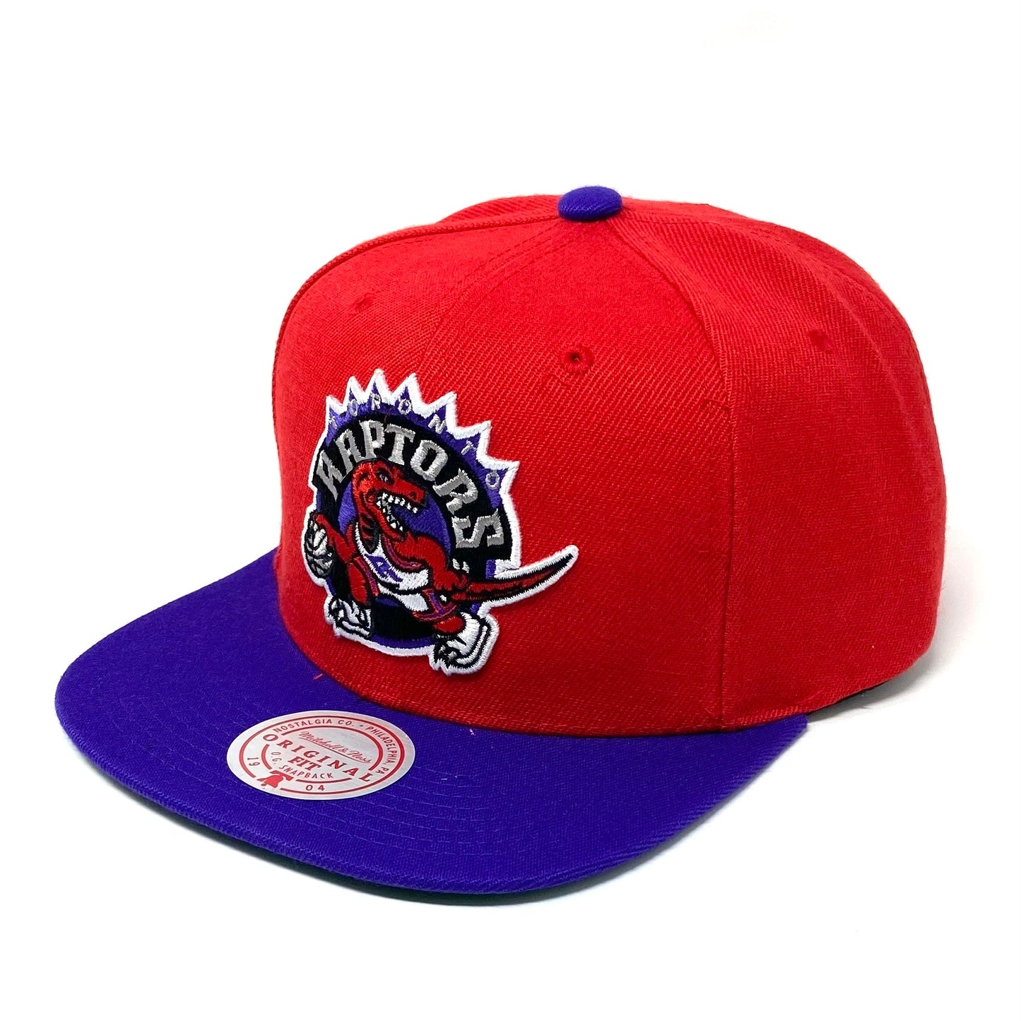 Men's Mitchell & Ness NBA Core Basic Snapback Hwc Raptors - Red-Purple