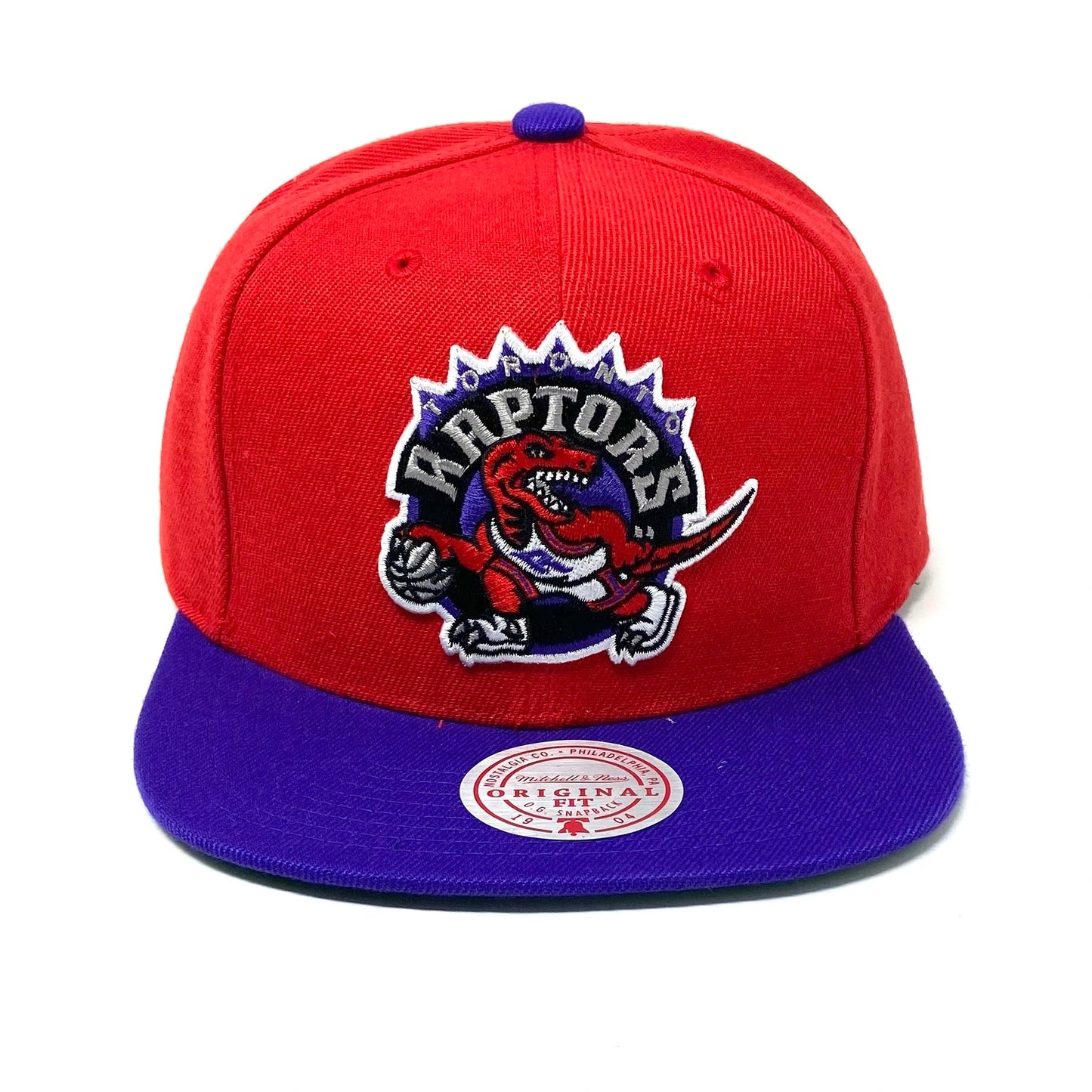 Men's Mitchell & Ness NBA Core Basic Snapback Hwc Raptors - Red-Purple