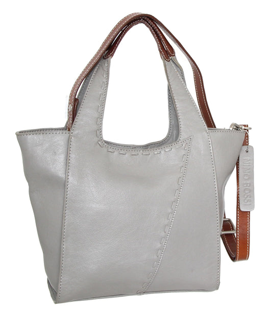 Nino Bossi Chiara Small Satchel - Stone