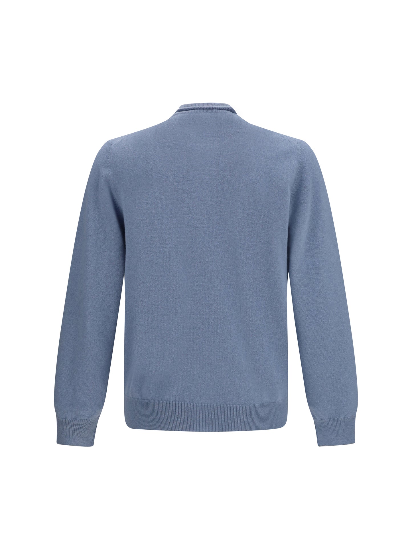 Cashmere Cardigan Powder Blue/Light Grey